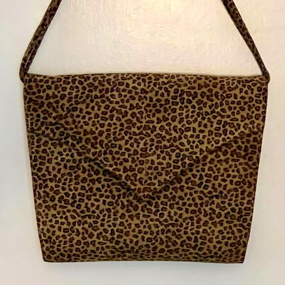 LENARDI ANIMAL PRINT BAG W/LONG STRAP - Picture 1 of 4